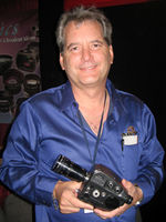 Pro8mm demonstrates their "MAX-8" Super8 camera modification at the NY Cine Equipment Show-Body-2